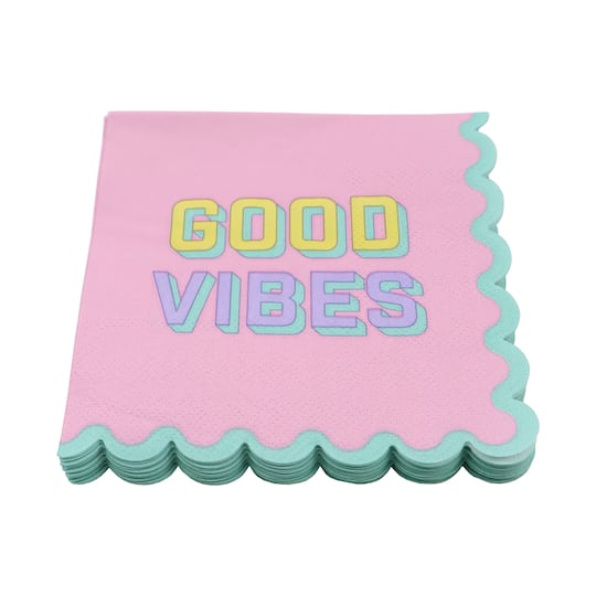 Good Vibes Beverage Napkins, 20ct. by Celebrate It™